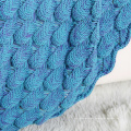 Wholesale 100%Cotton Knitted Adult Blanket Comfortable Soft Mermaid Tail Blanket